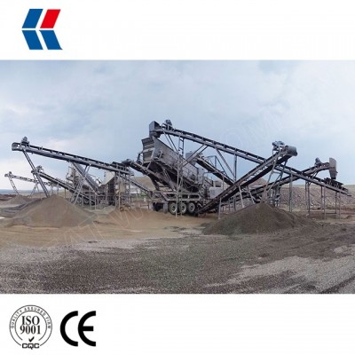 China Supplier New Type Mobile Crushing Plant With Jaw and Cone Crusher