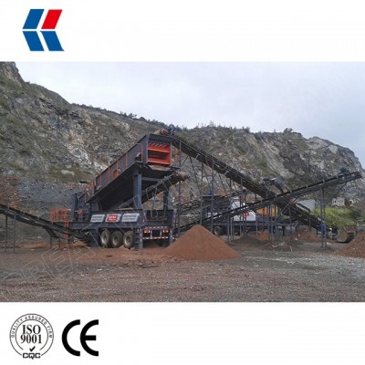 Tractor Type Aggregate Quarry Pebble Mobile Crushing Plant Price For Sale Philippines